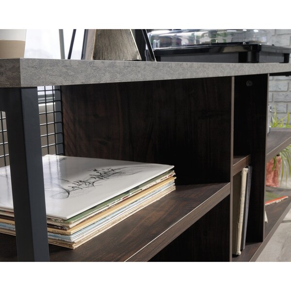 Sauder 17.72 in D X 23.27 in H, 55.35 in W X Engineered wood, Metal - 425765