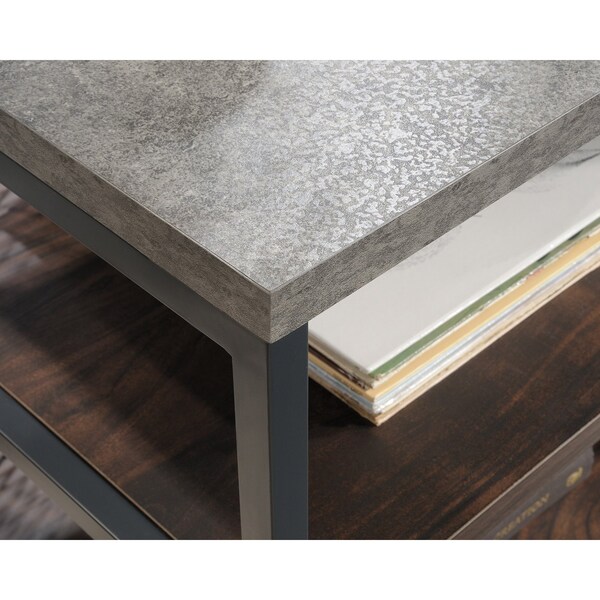 Sauder 17.72 in D X 23.27 in H, 55.35 in W X Engineered wood, Metal - 425765