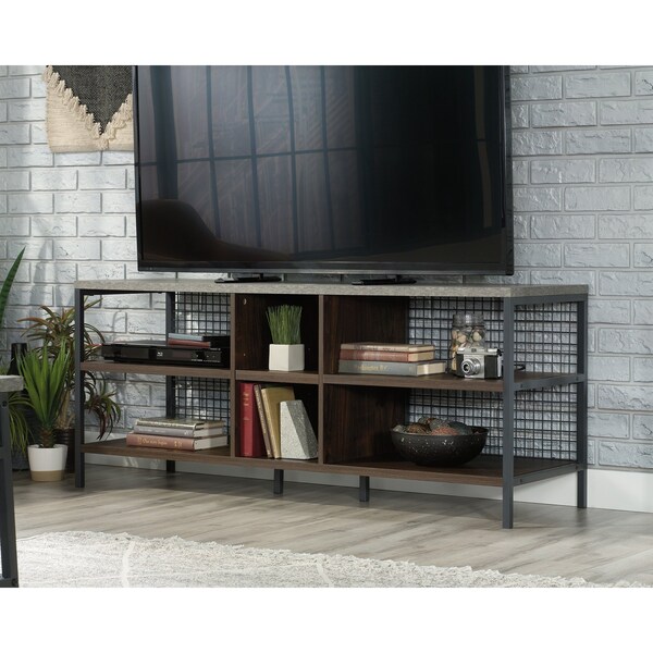 Sauder 17.72 in D X 23.27 in H, 55.35 in W X Engineered wood, Metal - 425765