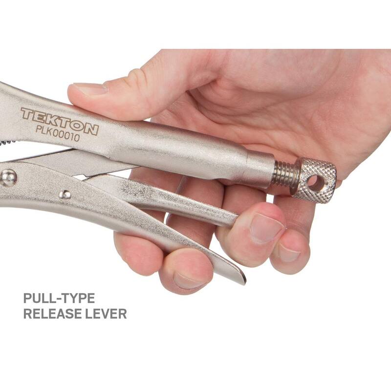 TEKTON 10 in. Straight Jaw Locking Pliers - PLK00010