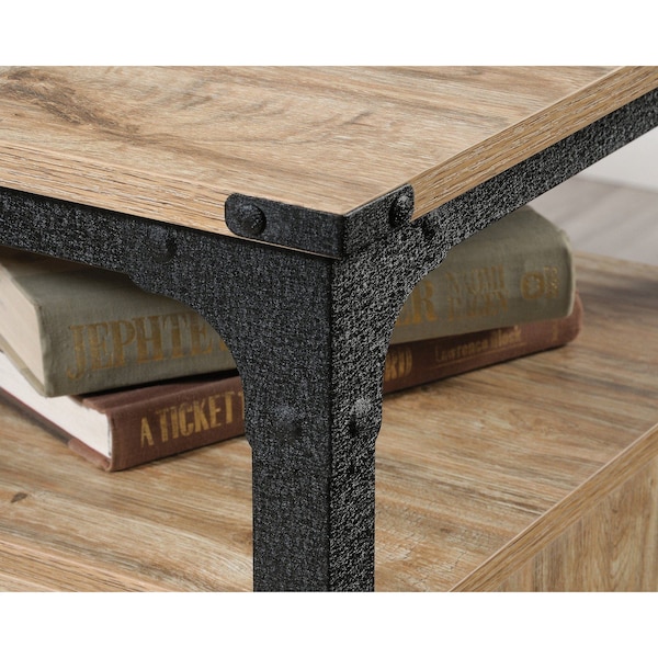 Sauder 57.32 in D X 29.53 in H, 59.84 in W X Engineered wood, Metal - 425908