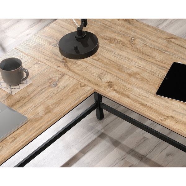 Sauder 57.32 in D X 29.53 in H, 59.84 in W X Engineered wood, Metal - 425908