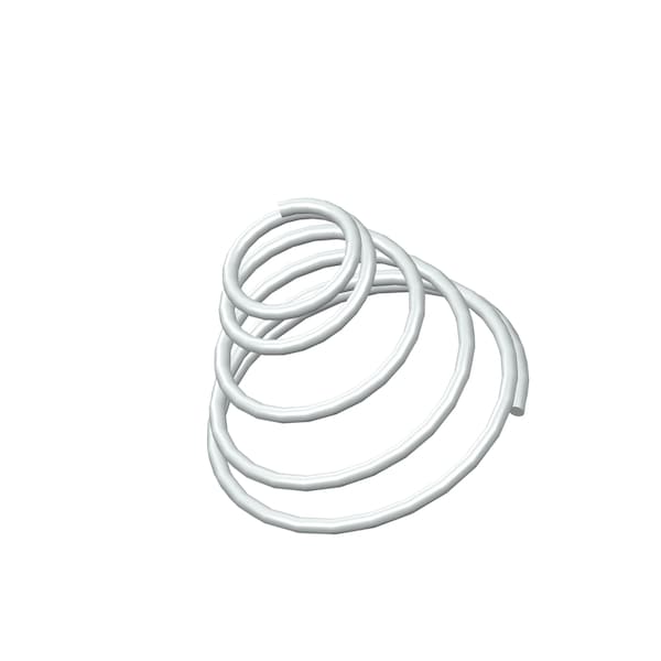 Approved Vendor Taper Spring, Lo= 1.265 , So= 0.531 , W= 0.06 - G309989447