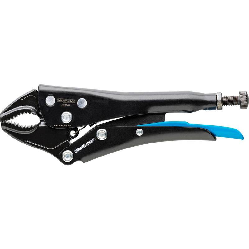 Channellock 5 in. Locking Pliers, Curved Jaw - 102-5