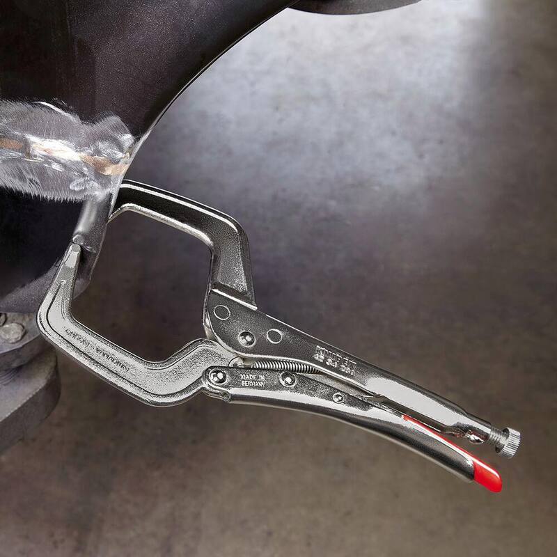 KNIPEX 11 in. Locking Pliers-Wide Opening Jaws - 42 34 280