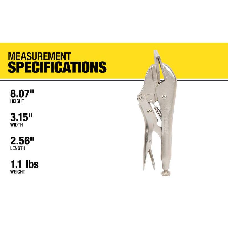 Southwire 8 in. Locking Sheet Metal Clamping Pliers - 781629