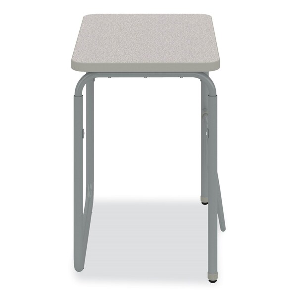 Safco Desks, 19.75" D X 29"; 43" H, 27.75" W X Pebble Gray - 1223GR