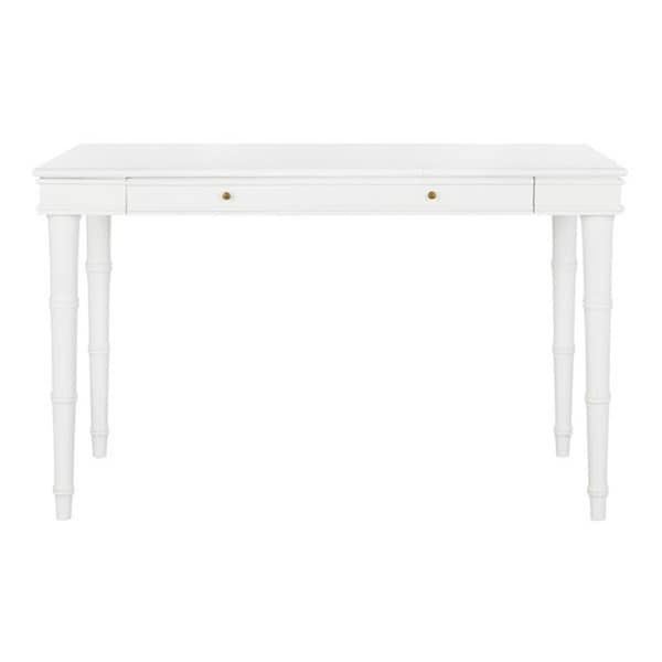 Safavieh 29.5 x 23.6 x 47 in. Noely Modern Coastal Writing Desk, White - DSK3500A