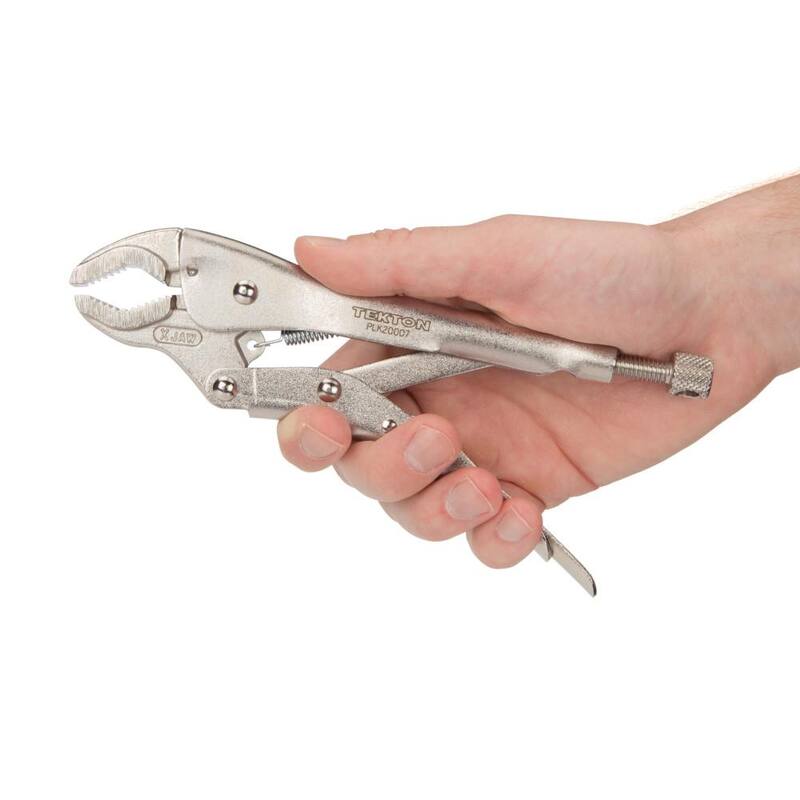 TEKTON 7 in. Indexing Round Jaw Locking Pliers - PLK20007