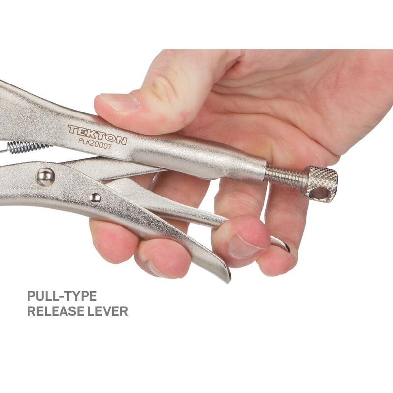 TEKTON 7 in. Indexing Round Jaw Locking Pliers - PLK20007