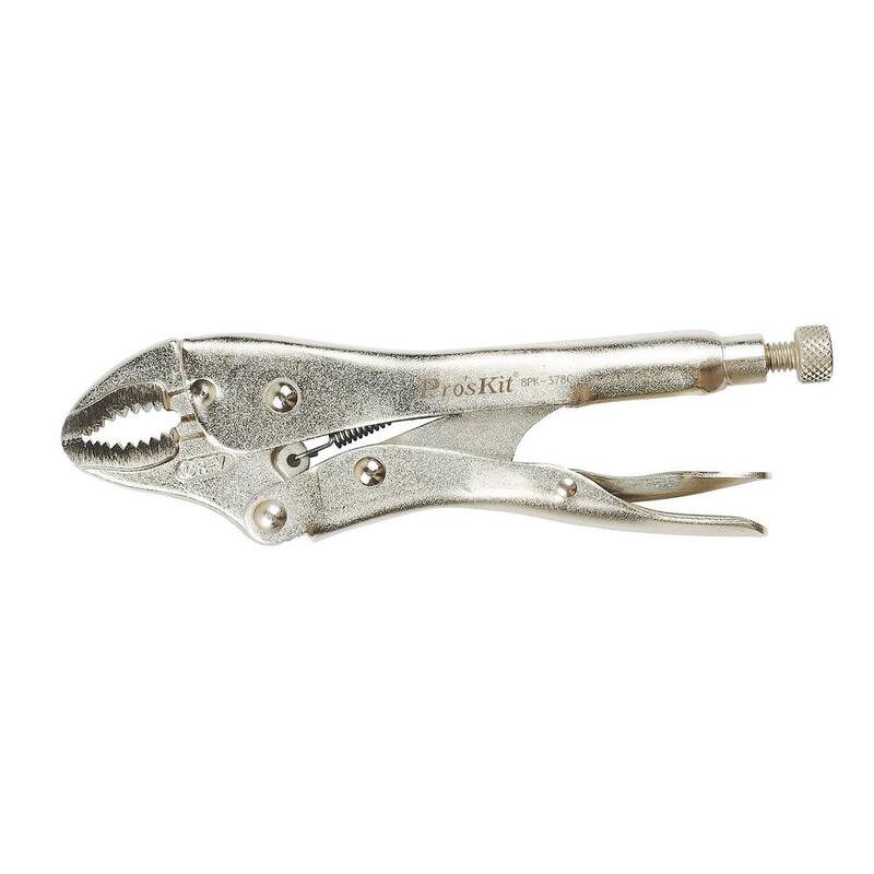 Pro'sKit 7 in. Industrial Grade Adjustable Locking Pliers - 8PK-378C