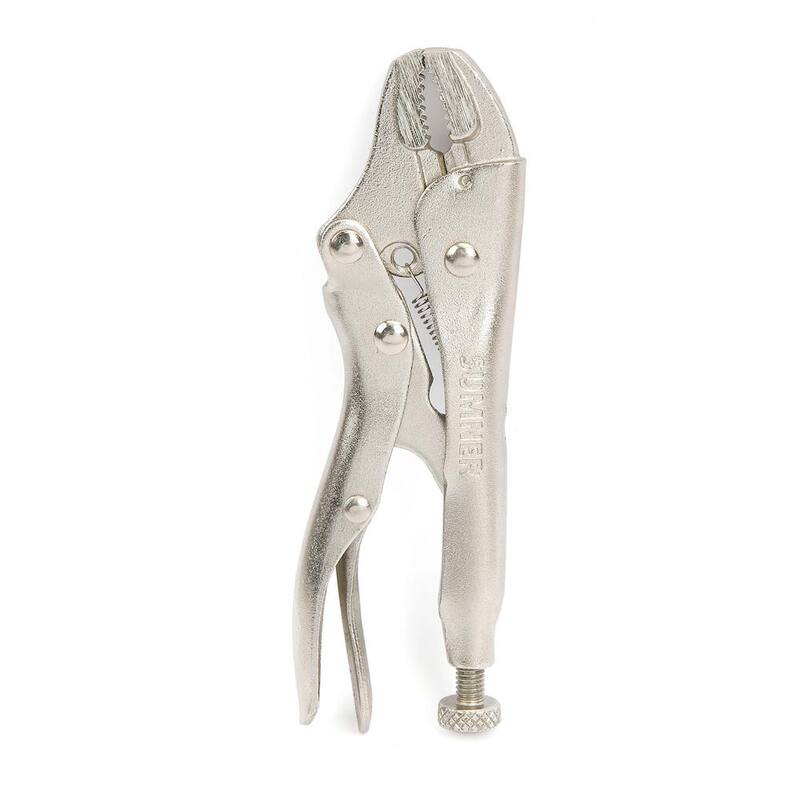 Southwire 4 in. Curved Locking Pliers with Cutter - 781612