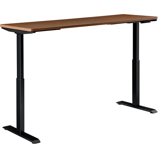 Interion By Global Industrial Sit Stand Desk, 30 in D X 28 to 46 in H, 72 in W X - 695781WN
