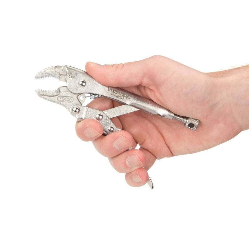 TEKTON 5 in. Curved Jaw Locking Pliers - PLK10005