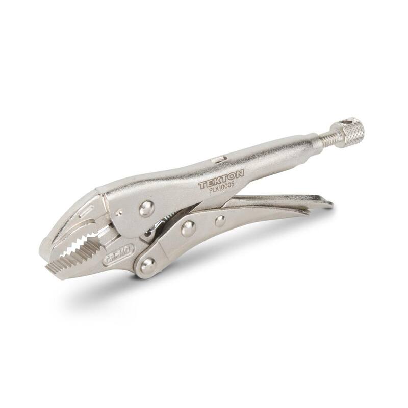 TEKTON 5 in. Curved Jaw Locking Pliers - PLK10005