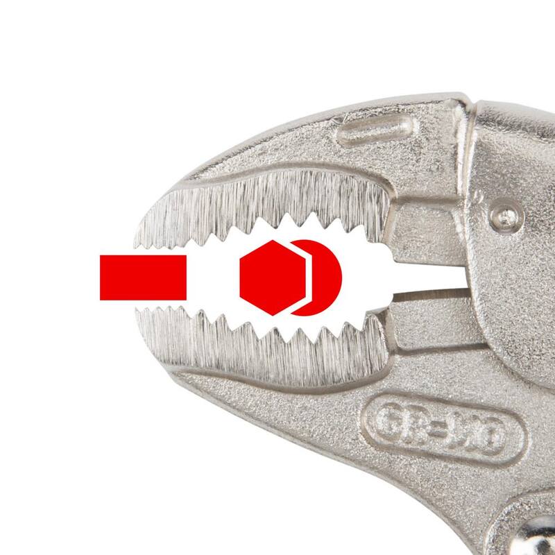 TEKTON 5 in. Curved Jaw Locking Pliers - PLK10005