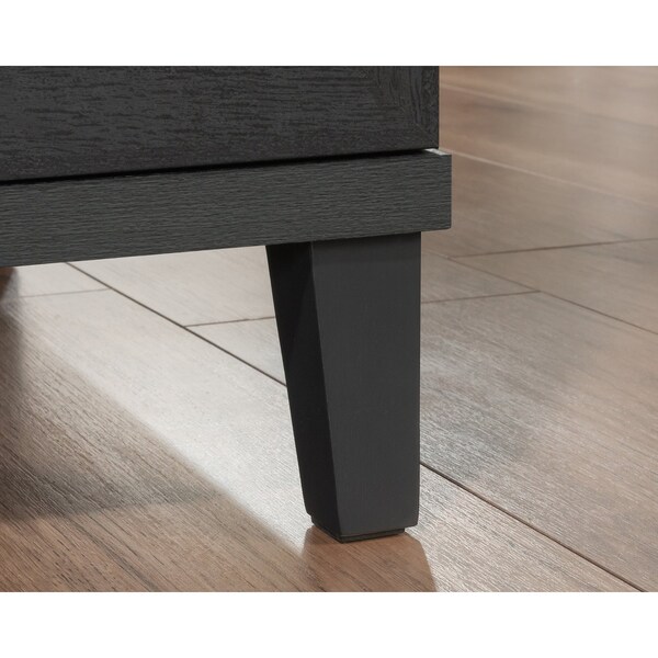 Sauder 23.465 in D X 29.764 in H, 60 in W X Engineered wood, Raven Oak - 433266