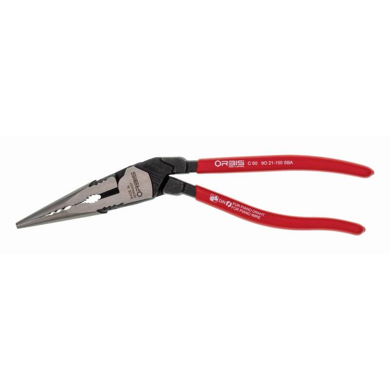 KNIPEX Angled Long Nose Pliers - 9O 21-150