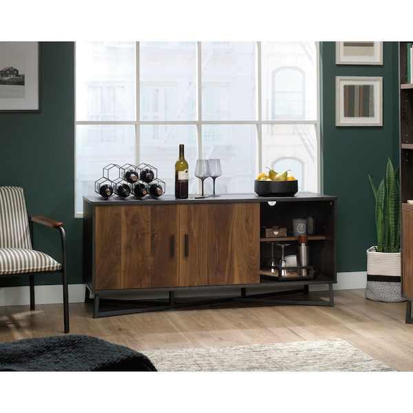 Sauder 17.99 in D X 24.21 in H, 53.98 in W X Engineered wood, Metal - 425302