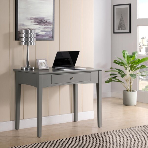 Kd Cama De Bebe 40 in. Shaker Cottage Desk, Gray - KD3238736