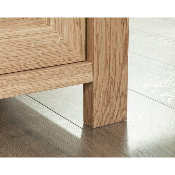 Sauder 58.661 in D X 29.724 in H, 65.118 in W X Engineered wood, Timber Oak - 435177
