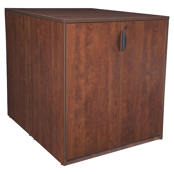 Regency Back to Back Storage Cabinet/ Desk Office Desk, 46" D X 42" H, 36" W X Laminate Board, Cherry - LSSCSD3646CH