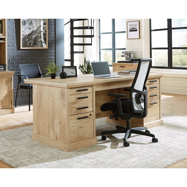 Worksense By Sauder 35.43 in D X 29.72 in H, 71.1 in W X Engineered wood - 427806