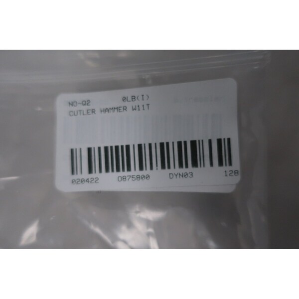 Eaton Cutler-Hammer Auxiliary Contact Kit Terminal And Contact Block - W11T