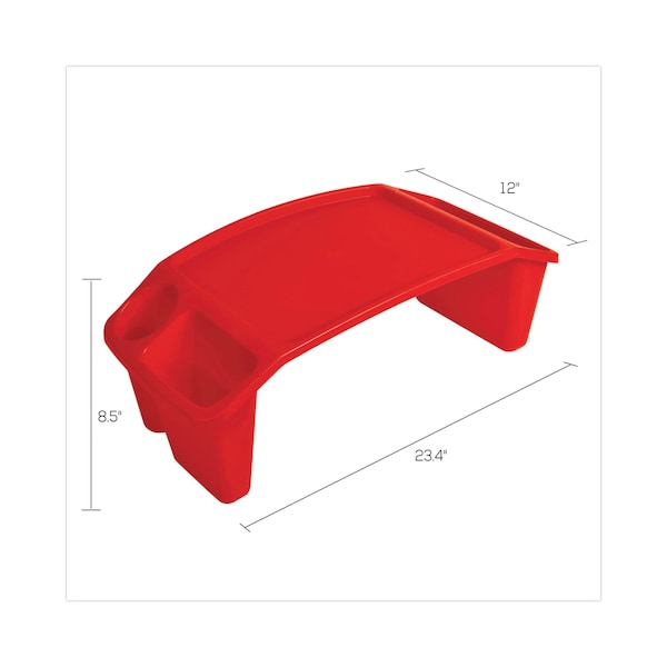 Deflecto Tables, 12 in D X 8.53 in H, 23.35 in W X - 39502RED