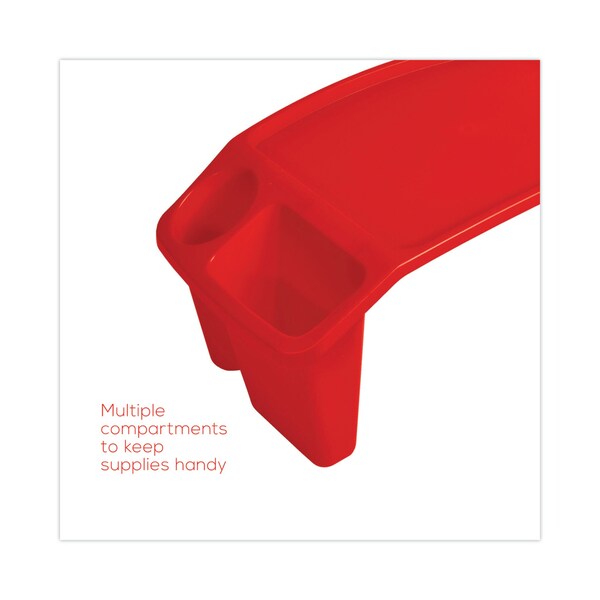 Deflecto Tables, 12 in D X 8.53 in H, 23.35 in W X - 39502RED