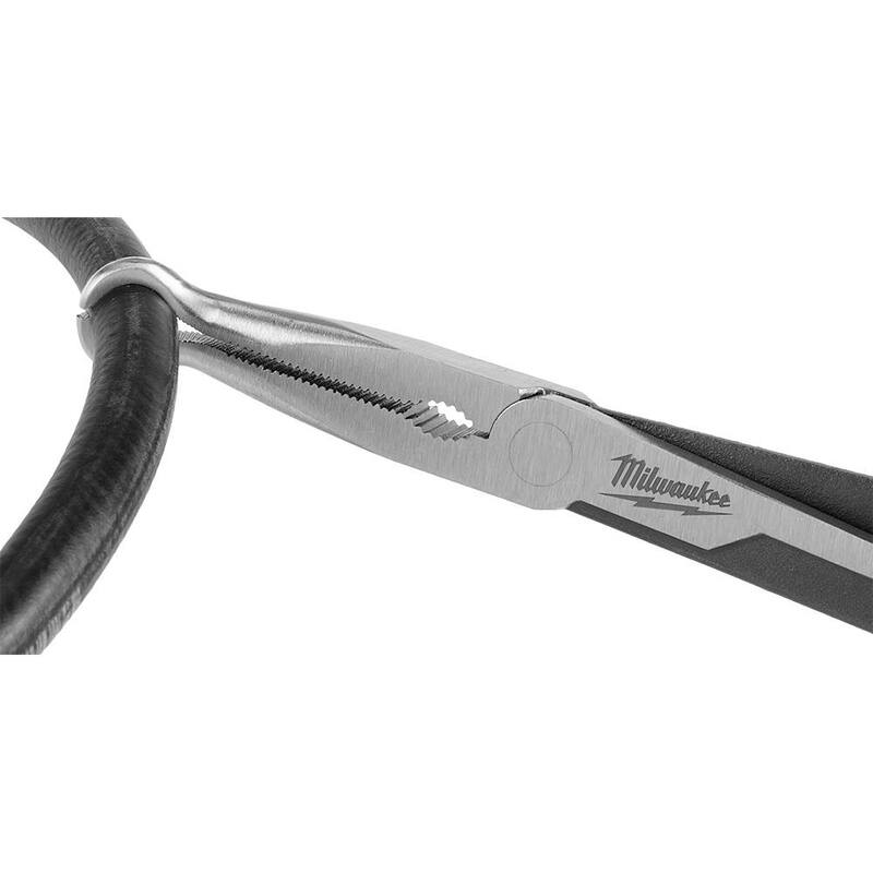 Milwaukee 13 in. Long Needle Nose Pliers with 1/2 in. Hose Grip and Slip Resistant Grip - 48-22-6561