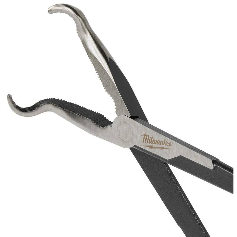 Milwaukee 13 in. Long Needle Nose Pliers with 1/2 in. Hose Grip and Slip Resistant Grip - 48-22-6561