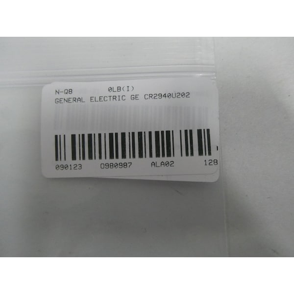 Ge GENERAL ELECTRIC GE CR2940U202 TERMINAL AND CONTACT BLOCK - CR2940U202