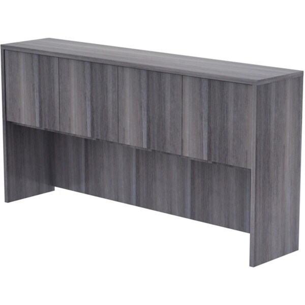 Lorell Weathered Charcoal Laminate DeskingCharcoal Gray 72 x 15 x 36 in. - LLR69557