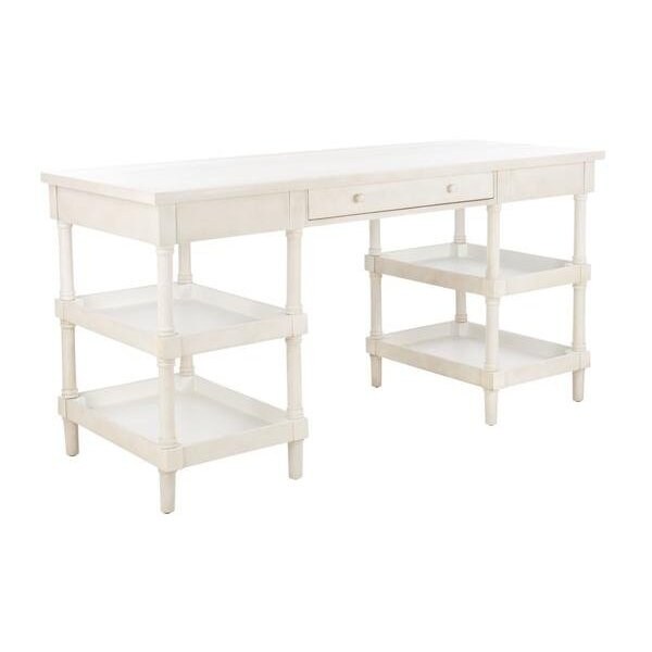 Safavieh Dixon Desk, White Washed - AMH1526A
