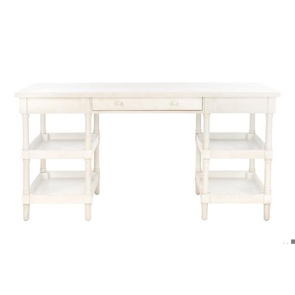 Safavieh Dixon Desk, White Washed - AMH1526A
