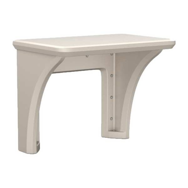 Cortech Wall-Mount Desk, 24 in D X 29 in H, 36 in W X Gray - 7605SG