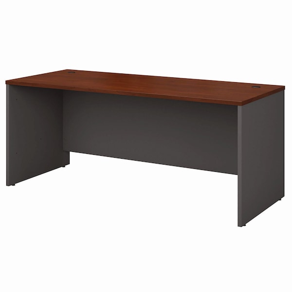 Bush Desk Shell Series C Collection 72W Desk Shell, 29.38 in D X 29.88 in H, 72" W X - WC24436