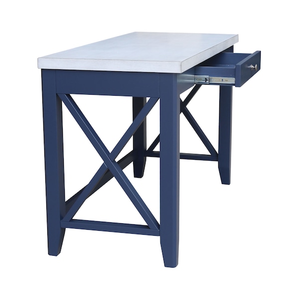 International Concepts Hampton Desk With Double XX Back Chair - K62-OF-67X-220