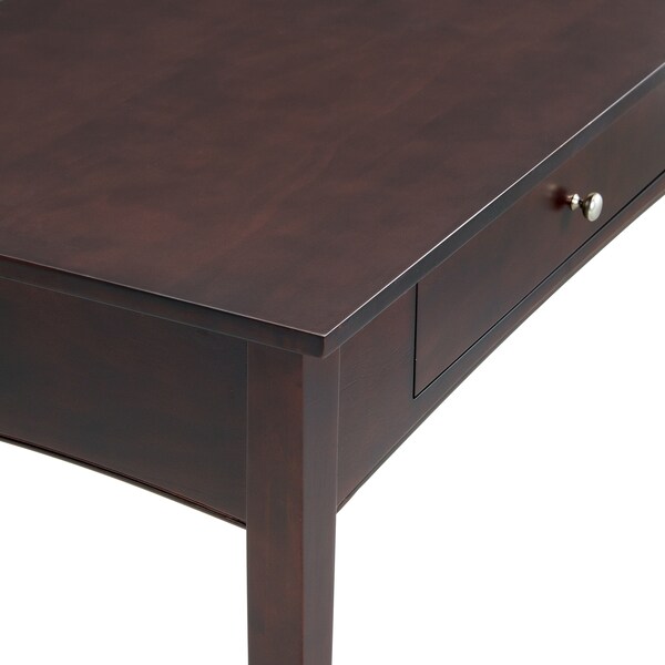 Alaterre Furniture Shaker Cottage 40"W Desk, Espresso - ASCA06P0