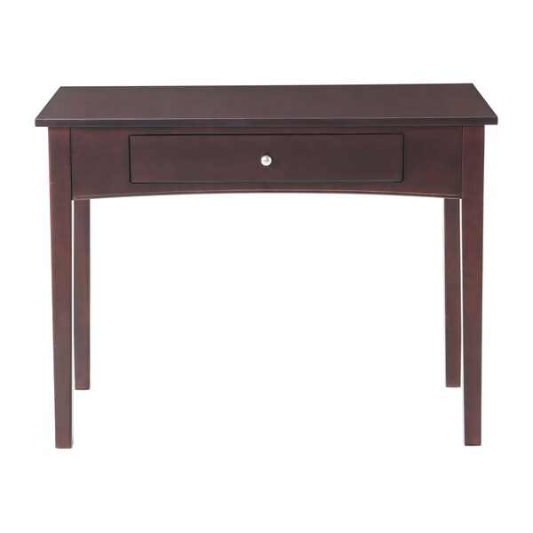 Alaterre Furniture Shaker Cottage 40"W Desk, Espresso - ASCA06P0