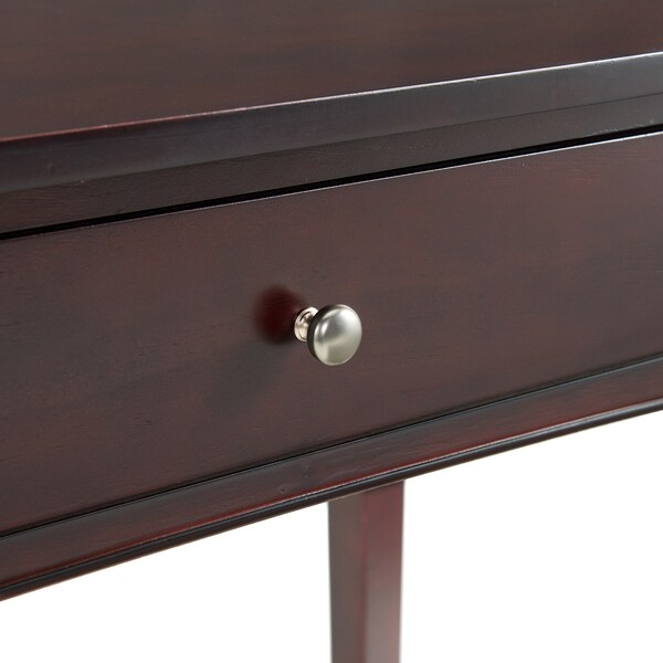 Alaterre Furniture Shaker Cottage 40"W Desk, Espresso - ASCA06P0