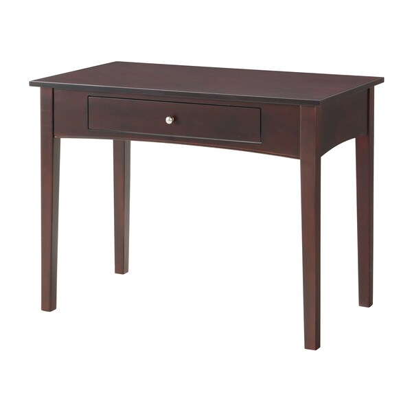 Alaterre Furniture Shaker Cottage 40"W Desk, Espresso - ASCA06P0