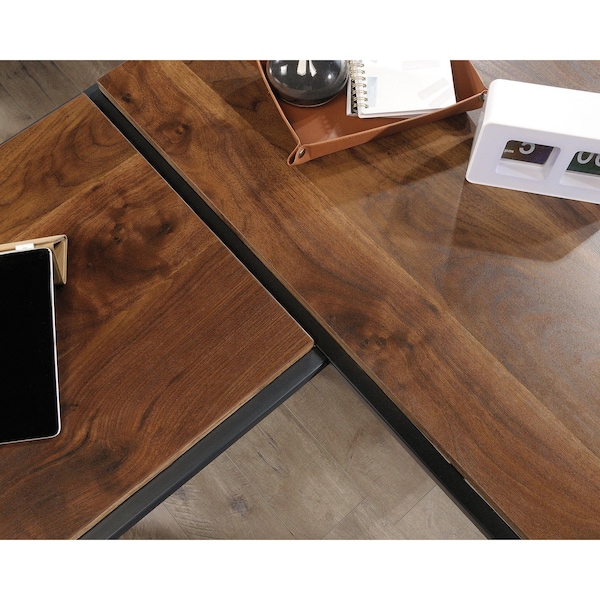 Sauder 65.98 in D X 29.53 in H, 65.98 in W X Engineered wood, Metal - 423720