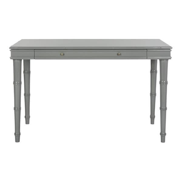 Safavieh 29.5 x 23.6 x 47 in. Noely Modern Coastal Writing Desk, Grey - DSK3500C