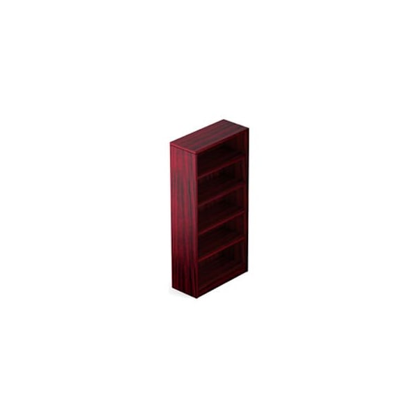 Gec Offices To Go 4 Shelf Bookcase in Mahogany - Executive Modular Furniture - SL71BC-AML