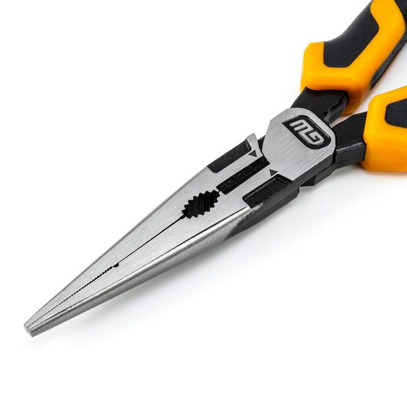 GEARWRENCH 8 in. PITBULL Dual Material Long Nose Pliers - 82177C-06