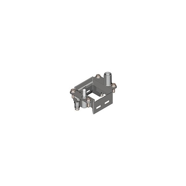 Molex Gwconnect Frame For Size 6B 44X27 Hoods, Die-Cast Zinc - 7706.3515.0