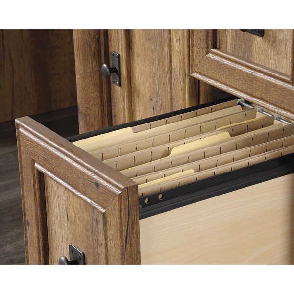 Sauder Computer Desk With Hutch, 23.54 in D X 56.5 in H, 59.49 in W X Engineered wood - 420713
