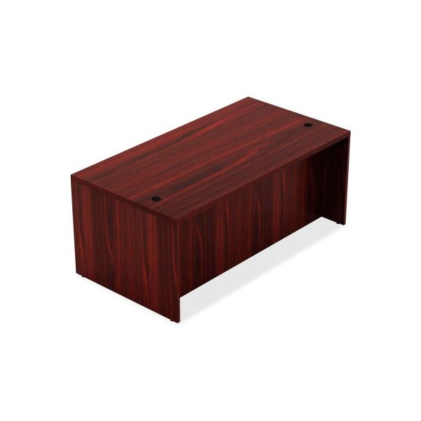 Lorell Lorell Wood Desk - 59" x 29.5" x 30" Desk - Mahogany - Chateau Series - 34304